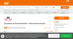 Desktop Screenshot of meinparlament.at